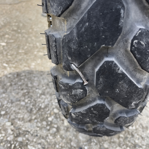 Nail in tire